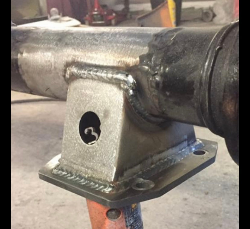 English Axle lowering saddles (Weld in place)