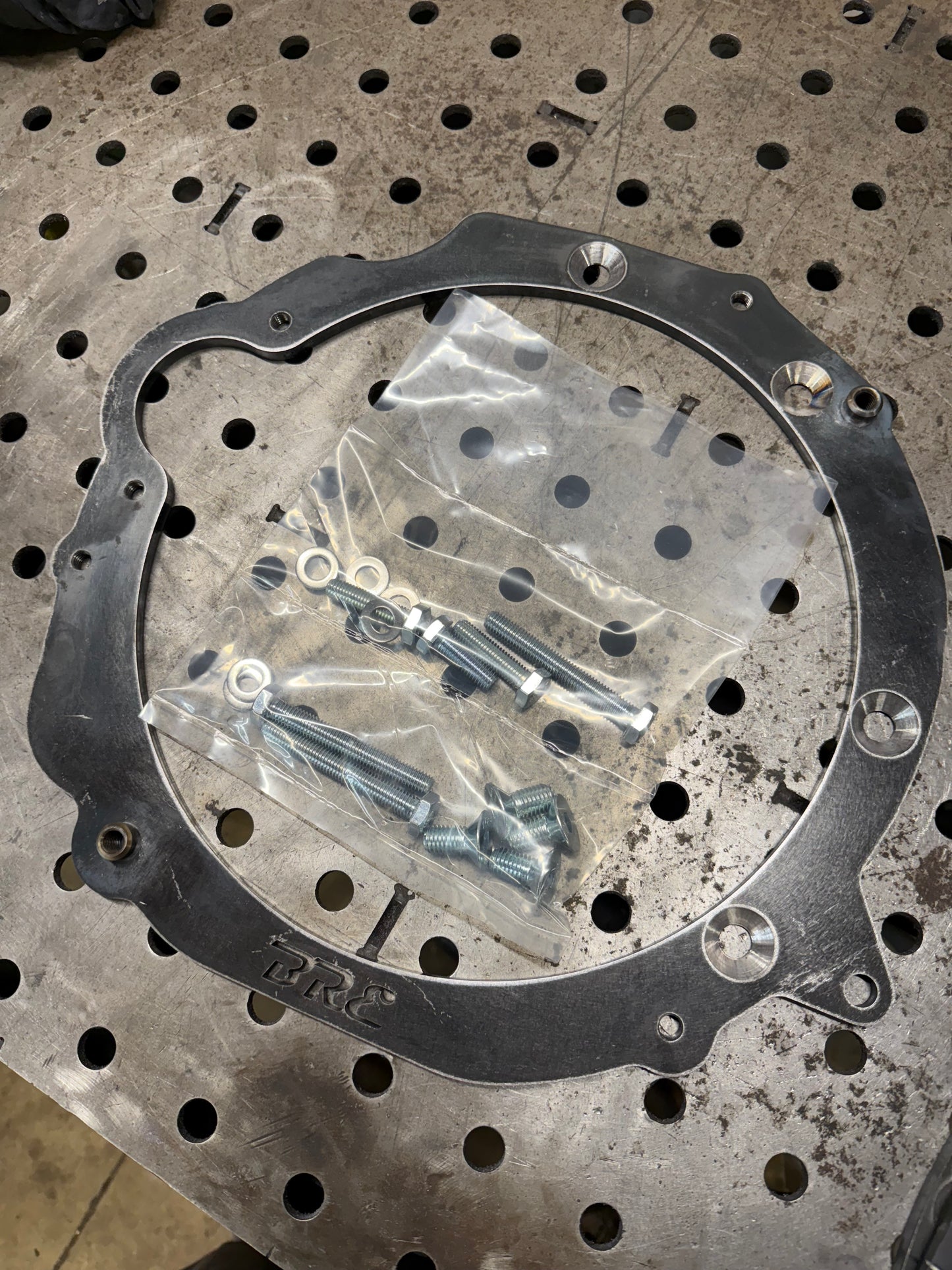 Volvo Red block to RX8 adaptor plate
