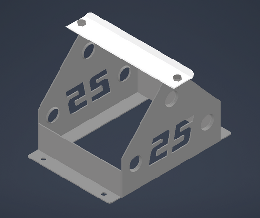 Lightweight Alloy Battery Tray With Your Race Number 063/075 size