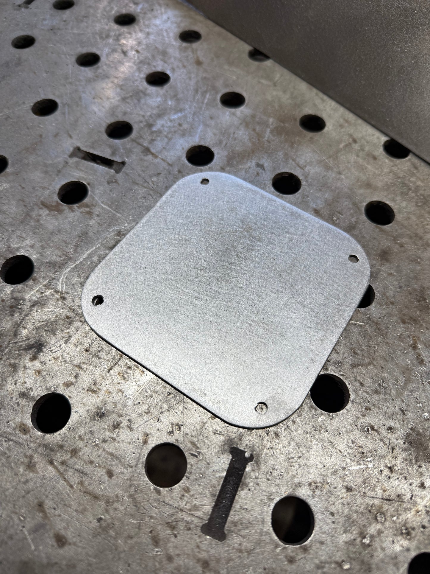 Anglia 105e original gearstick hole blanking plate