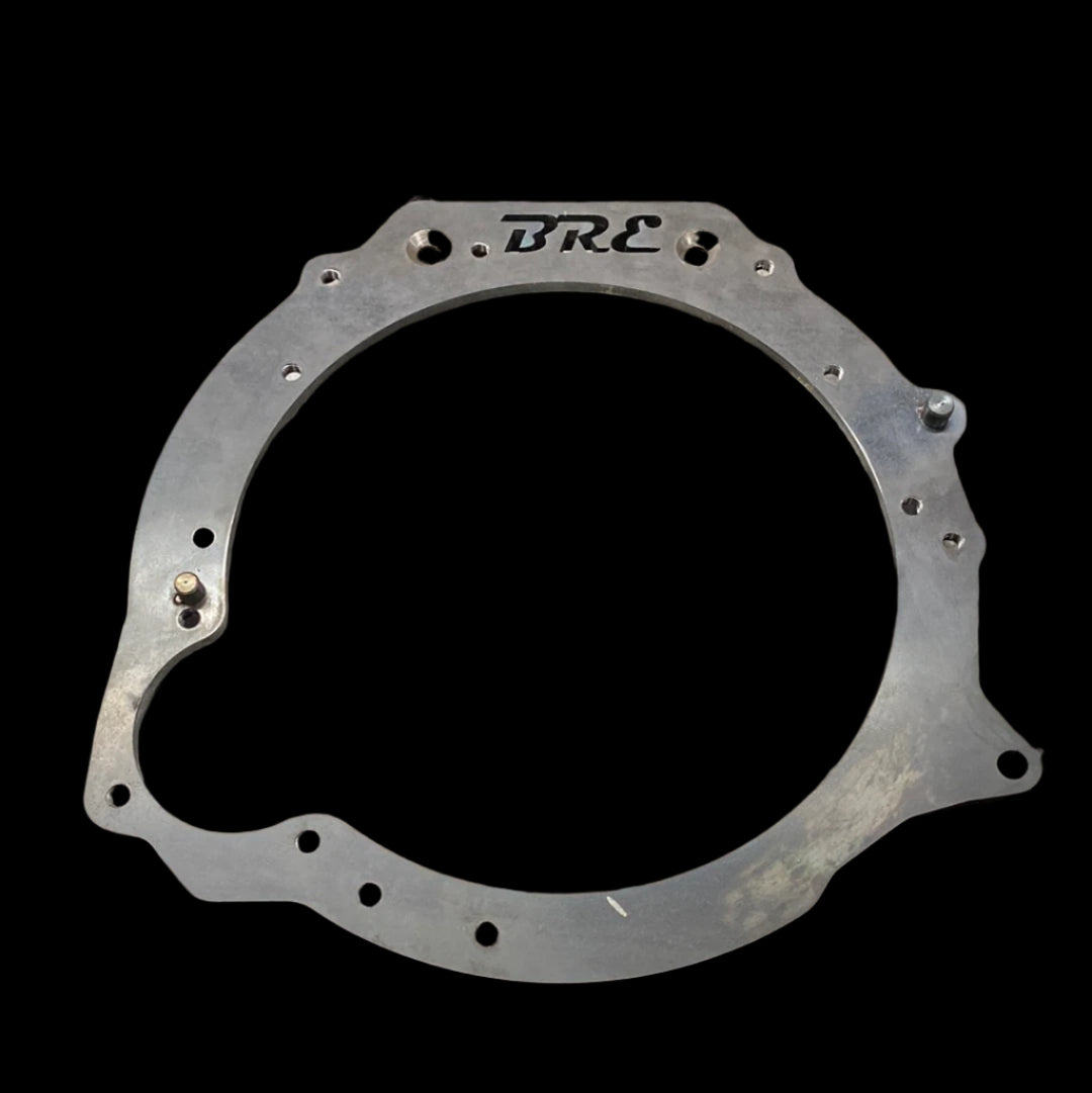 Zetec/2.3 Galaxy/Pinto/Crossflow/BDA to MX5 NC N7 5 Speed Gearbox Adaptor Plate - Cable Clutch - Passenger side starter