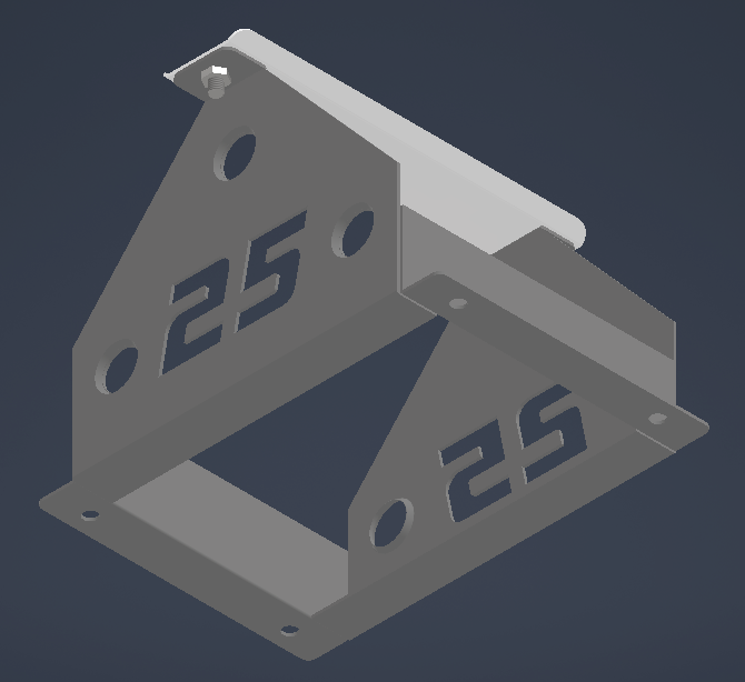 Lightweight Alloy Battery Tray With Your Race Number 063/075 size