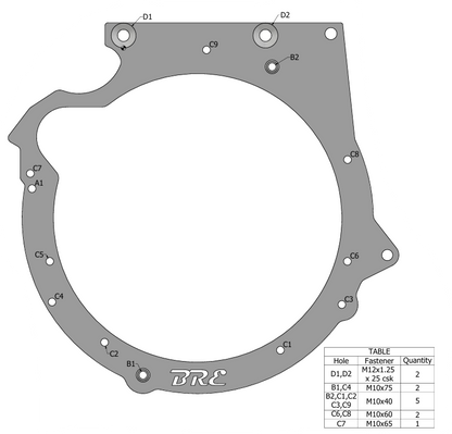 Honda K20/K24 to RX8 adaptor plate 15 degree Install