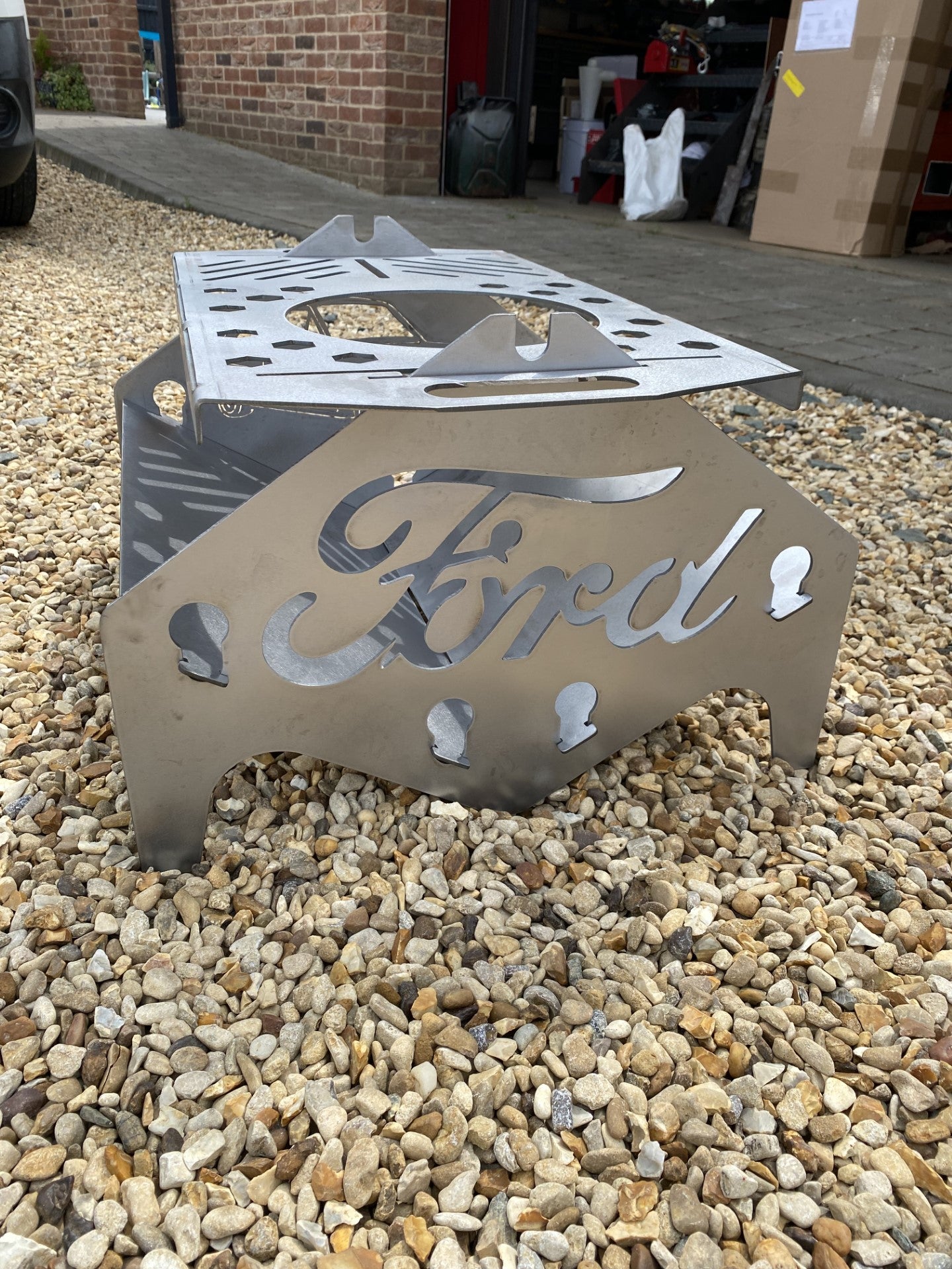 Ford Logo Collapsible Firepit